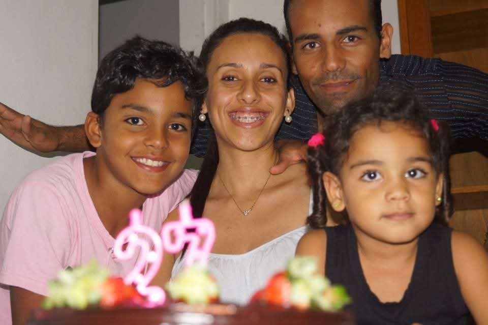Comemoração em família