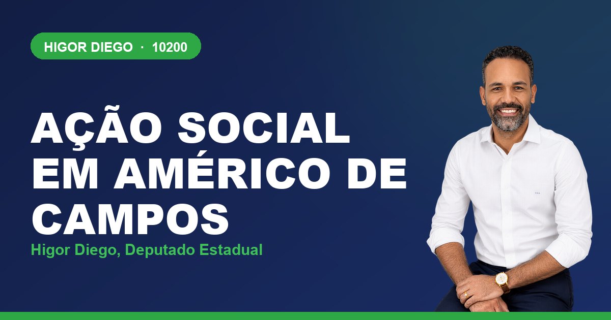 Ação Social em Américo de Campos, com Higor Diego, deputado estadual 10200