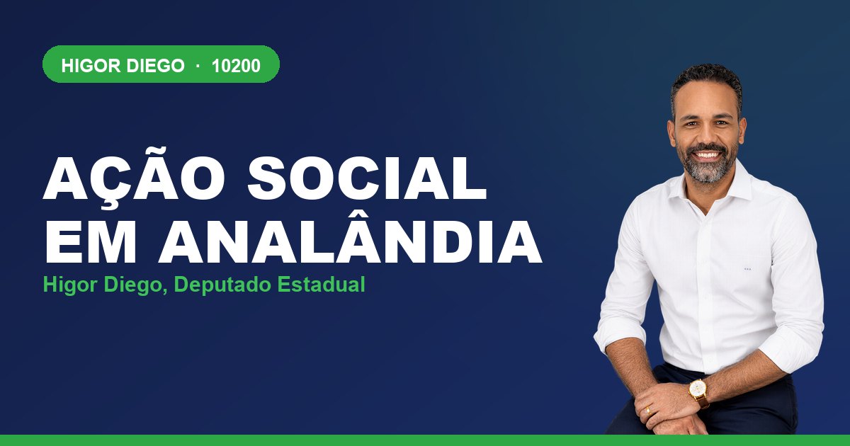 Ação Social em Analândia, com Higor Diego, deputado estadual 10200