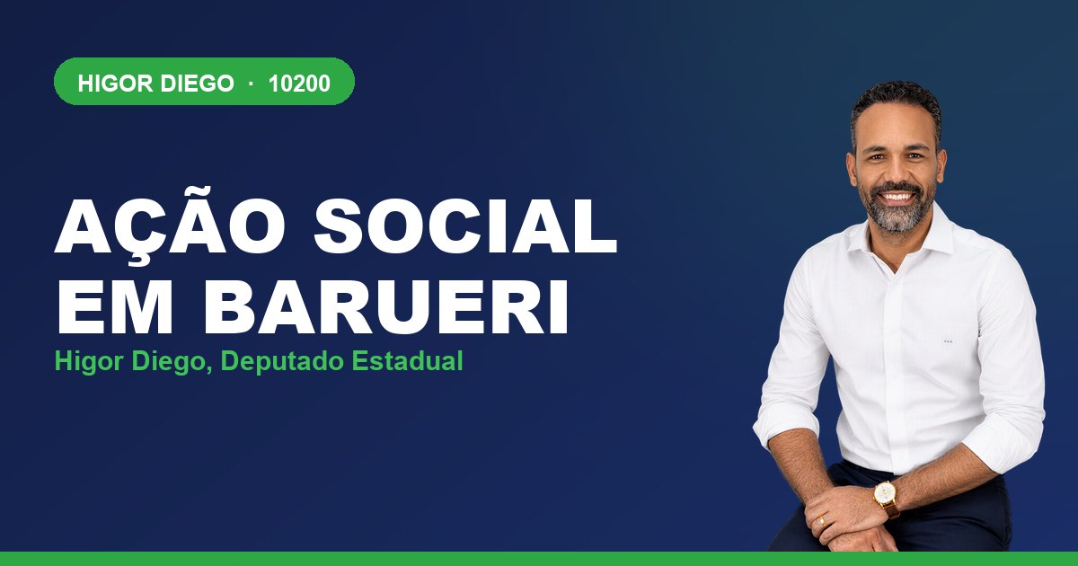 Ação Social em Barueri, com Higor Diego, deputado estadual 10200