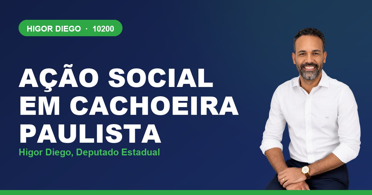 Ação Social em Cachoeira Paulista, com Higor Diego, deputado estadual 10200