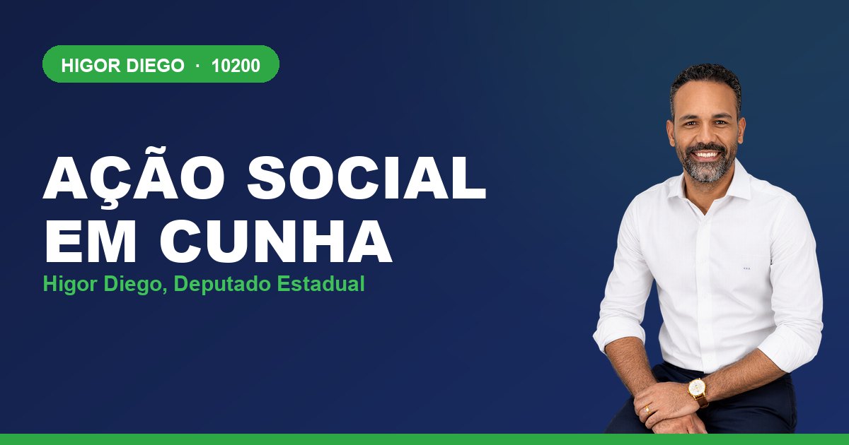 Ação Social em Cunha, com Higor Diego, deputado estadual 10200