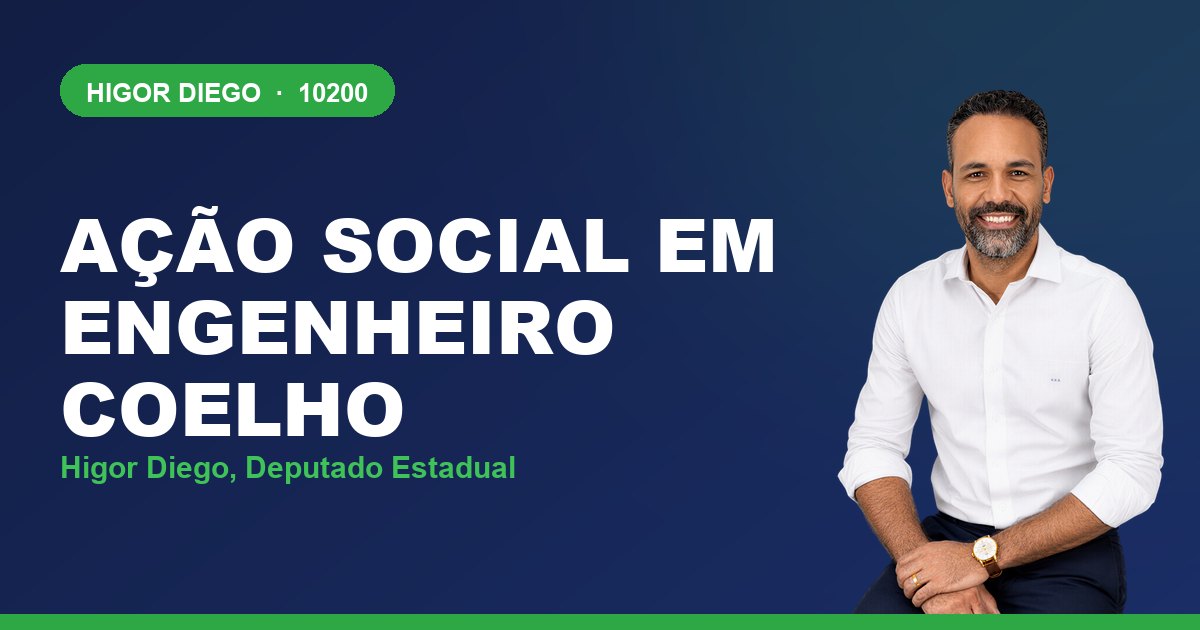 Ação Social em Engenheiro Coelho, com Higor Diego, deputado estadual 10200