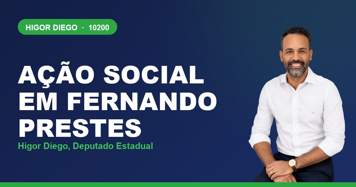 Ação Social em Fernando Prestes, com Higor Diego, deputado estadual 10200