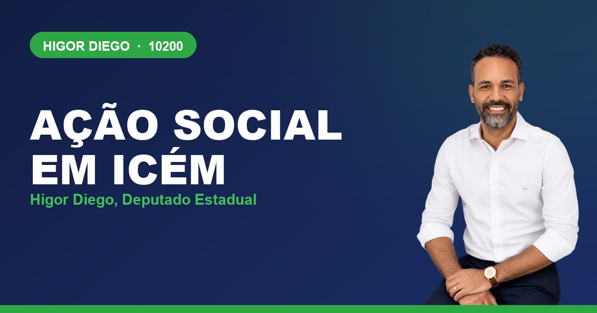 Ação Social em Icém, com Higor Diego, deputado estadual 10200