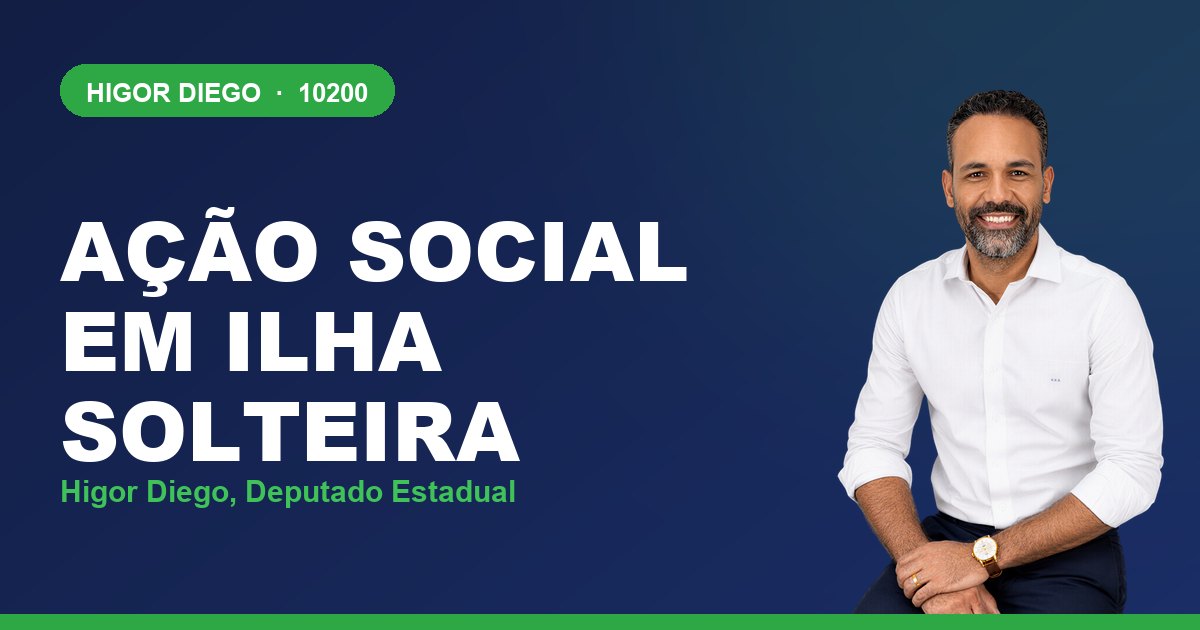 Ação Social em Ilha Solteira, com Higor Diego, deputado estadual 10200