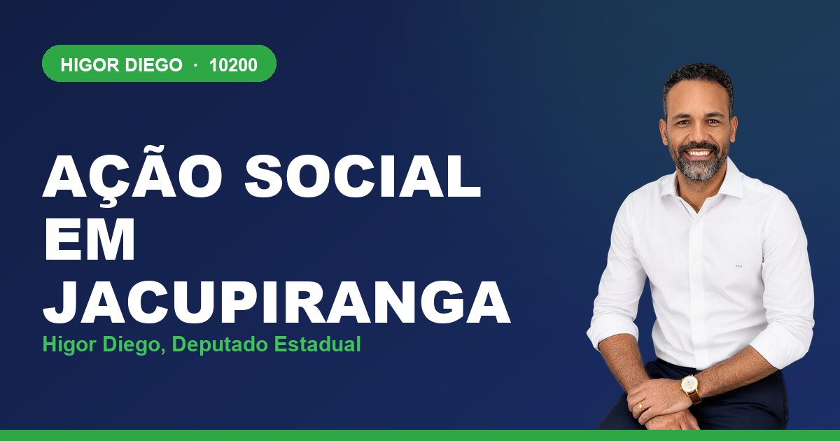 Ação Social em Jacupiranga, com Higor Diego, deputado estadual 10200