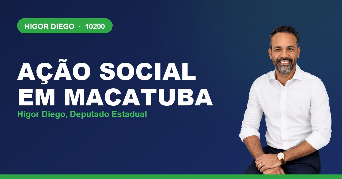 Ação Social em Macatuba, com Higor Diego, deputado estadual 10200