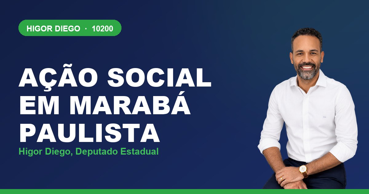 Ação Social em Marabá Paulista, com Higor Diego, deputado estadual 10200
