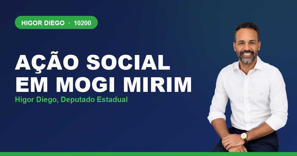 Ação Social em Mogi Mirim, com Higor Diego, deputado estadual 10200