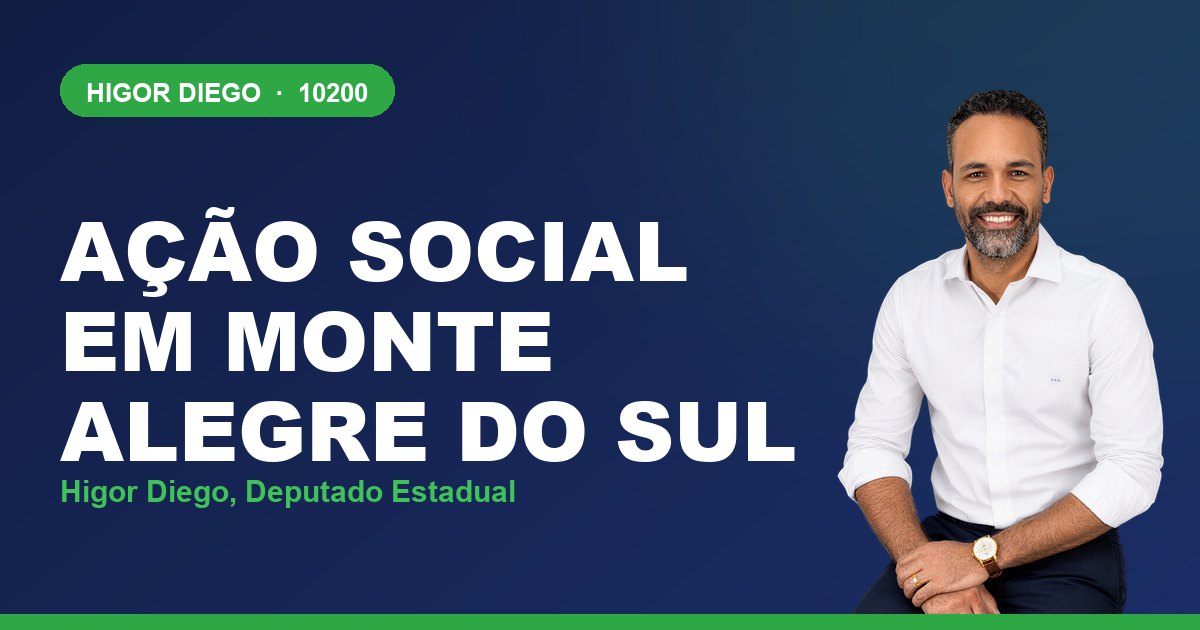 Ação Social em Monte Alegre do Sul, com Higor Diego, deputado estadual 10200