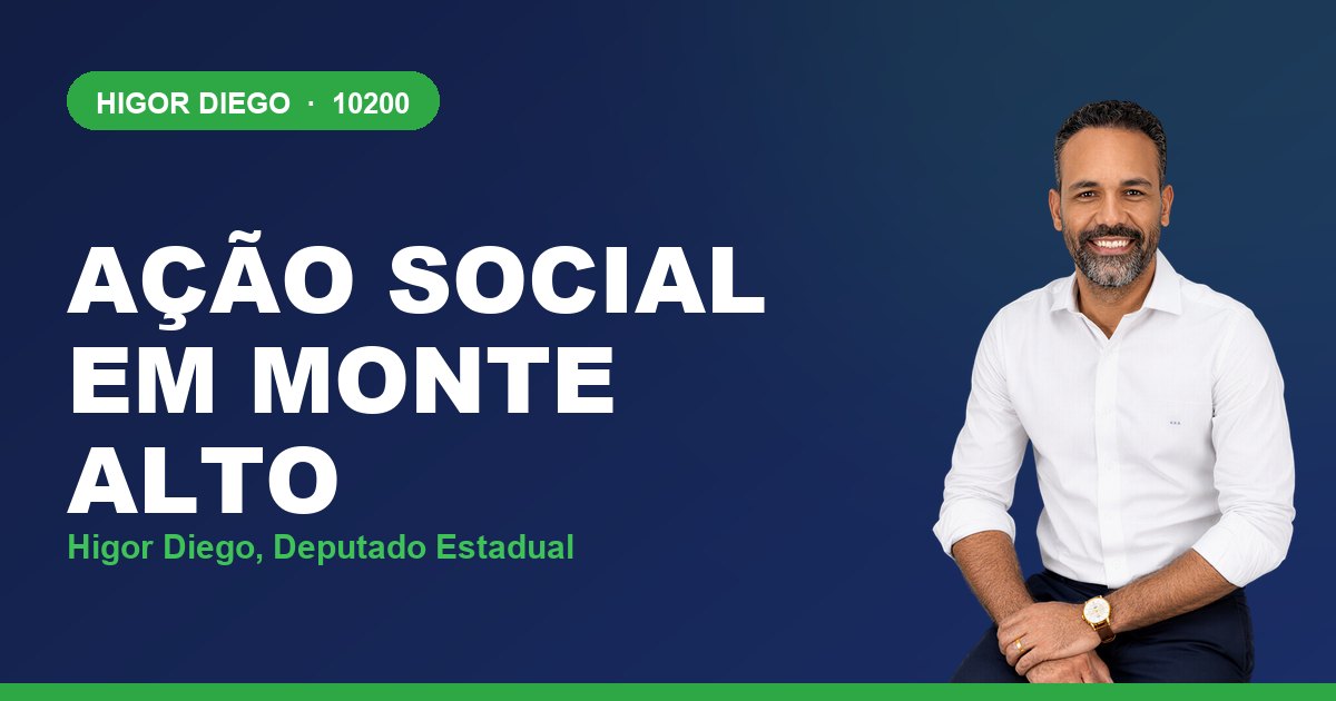 Ação Social em Monte Alto, com Higor Diego, deputado estadual 10200