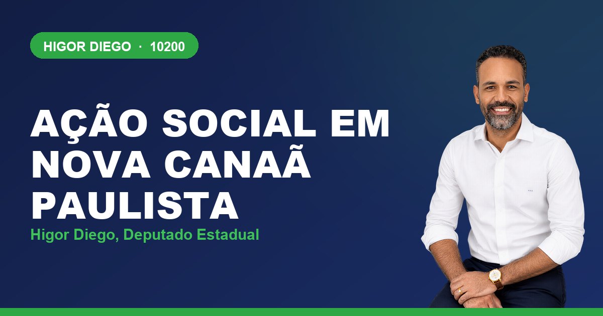 Ação Social em Nova Canaã Paulista, com Higor Diego, deputado estadual 10200