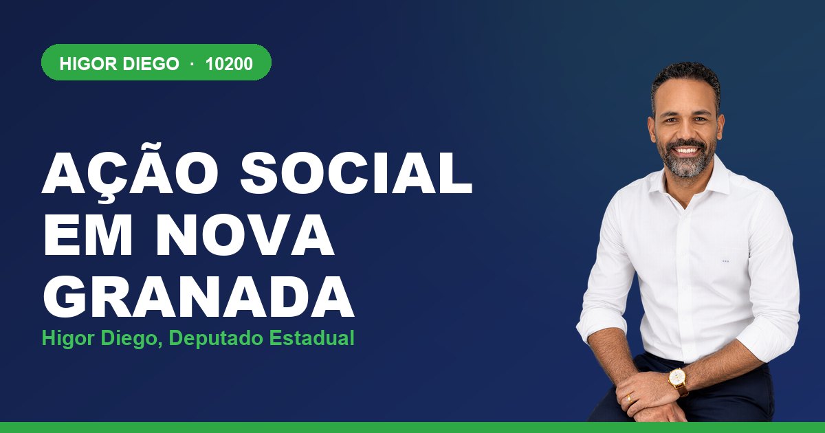 Ação Social em Nova Granada, com Higor Diego, deputado estadual 10200