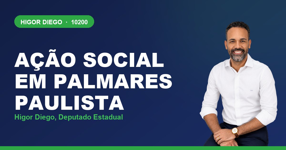 Ação Social em Palmares Paulista, com Higor Diego, deputado estadual 10200