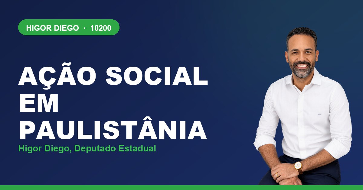 Ação Social em Paulistânia, com Higor Diego, deputado estadual 10200