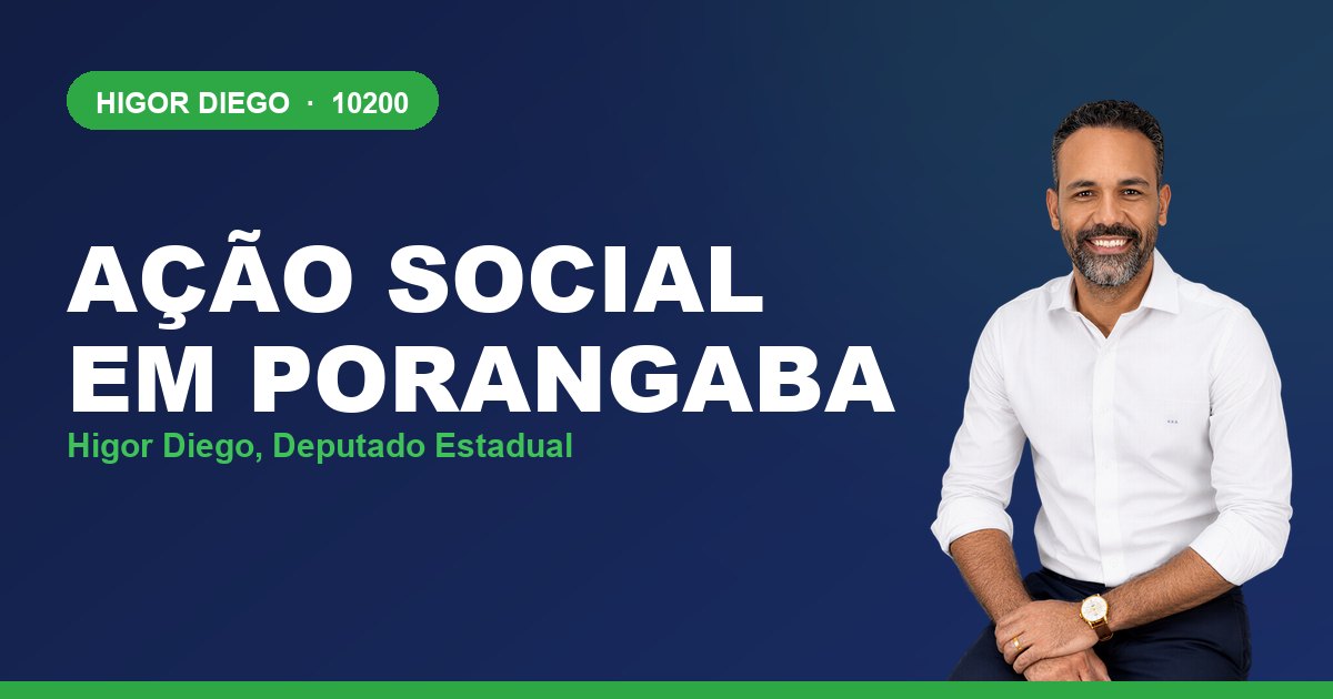 Ação Social em Porangaba, com Higor Diego, deputado estadual 10200