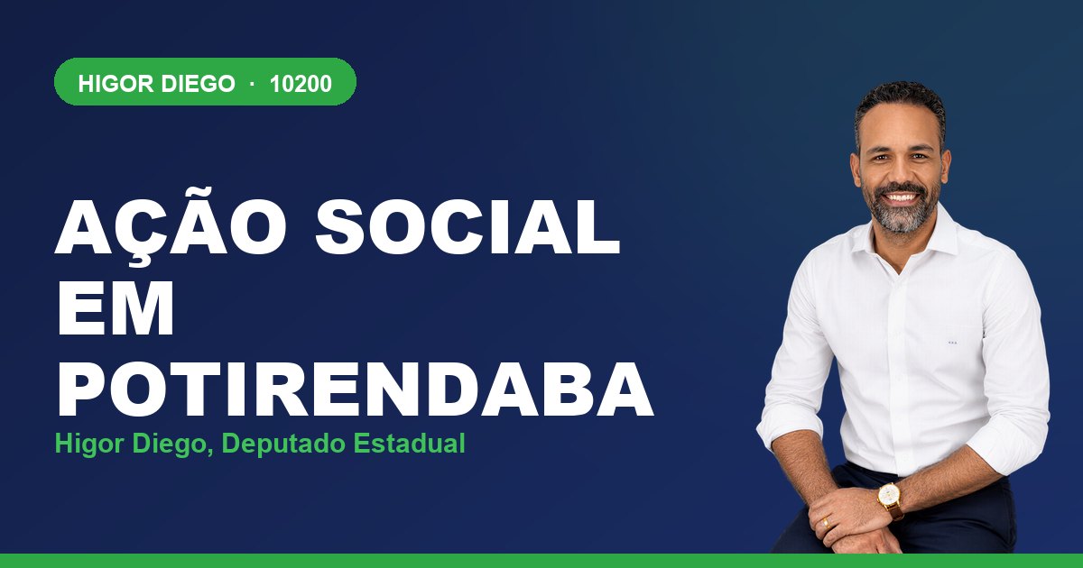 Ação Social em Potirendaba, com Higor Diego, deputado estadual 10200