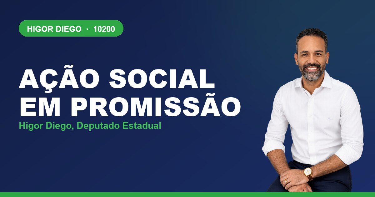 Ação Social em Promissão, com Higor Diego, deputado estadual 10200