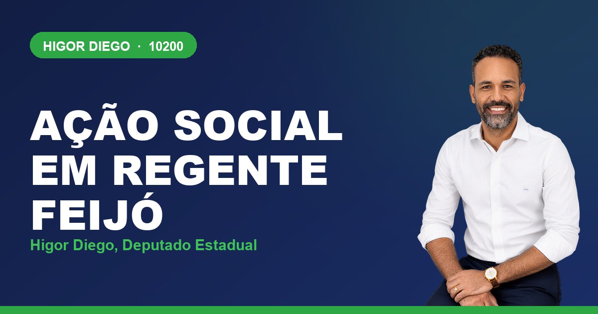 Ação Social em Regente Feijó, com Higor Diego, deputado estadual 10200