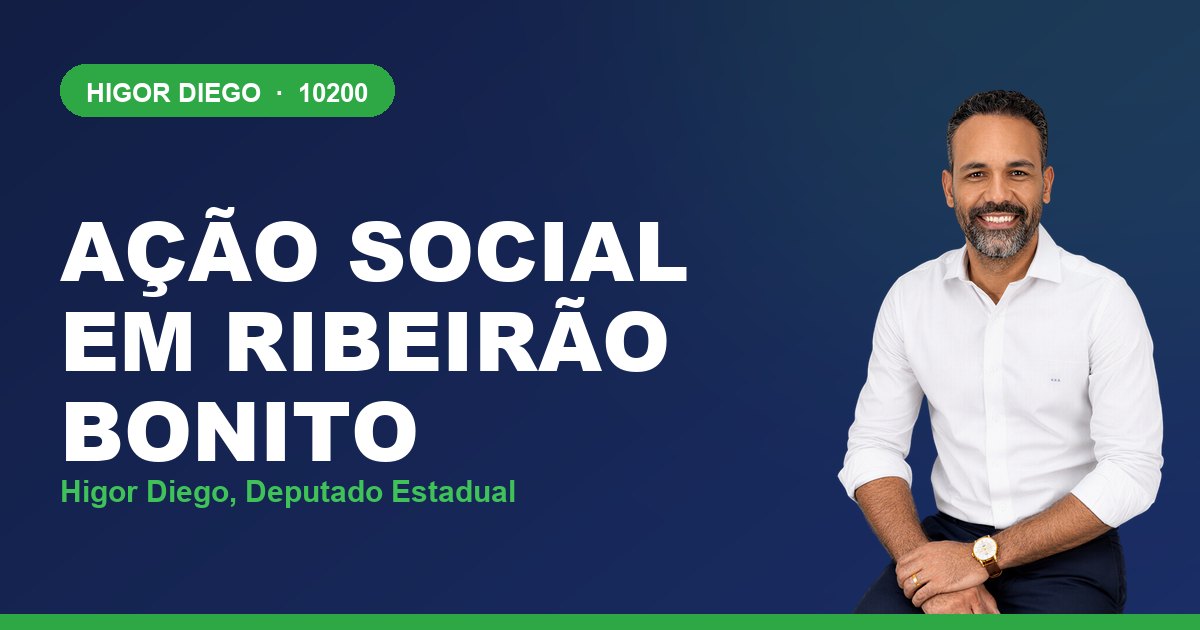 Ação Social em Ribeirão Bonito, com Higor Diego, deputado estadual 10200