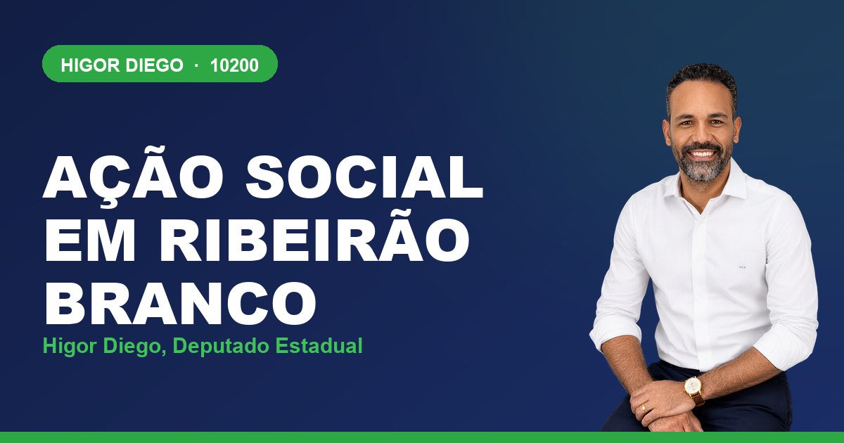 Ação Social em Ribeirão Branco, com Higor Diego, deputado estadual 10200