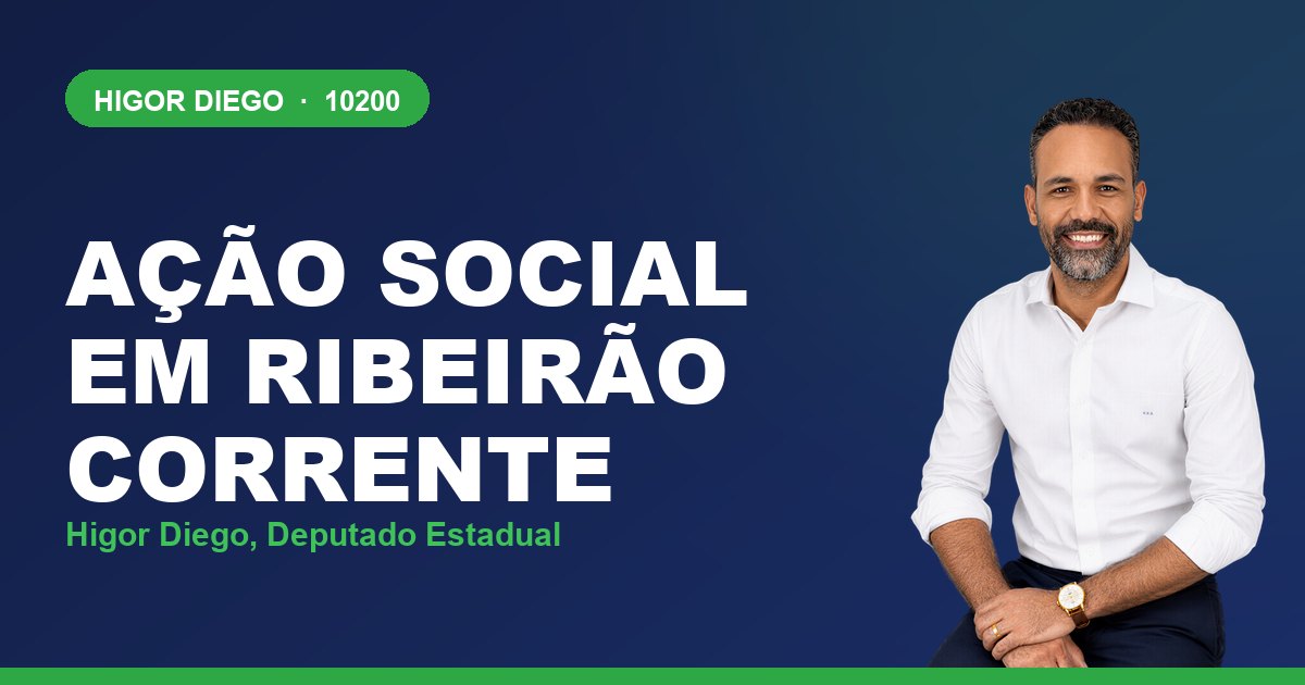 Ação Social em Ribeirão Corrente, com Higor Diego, deputado estadual 10200