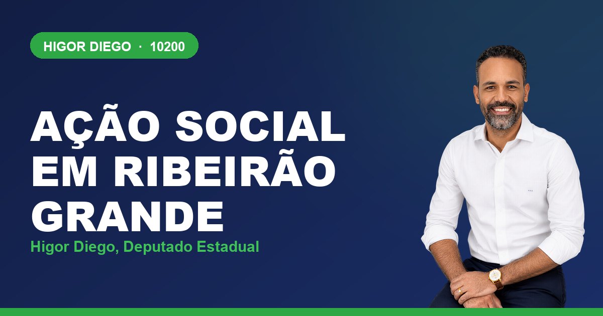 Ação Social em Ribeirão Grande, com Higor Diego, deputado estadual 10200