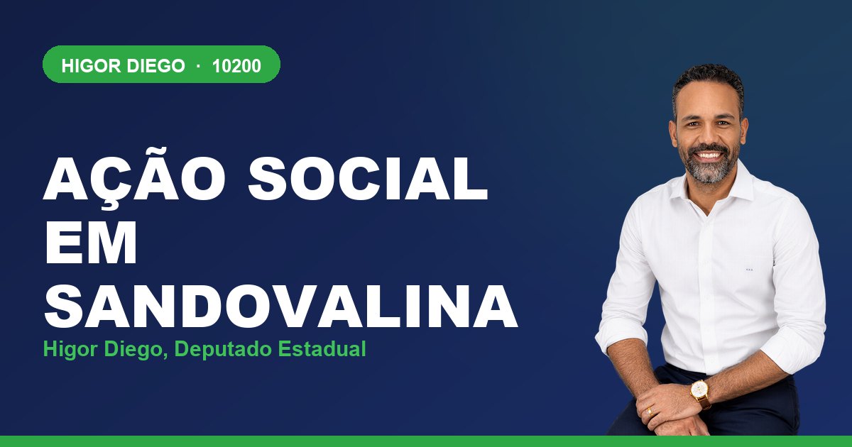 Ação Social em Sandovalina, com Higor Diego, deputado estadual 10200
