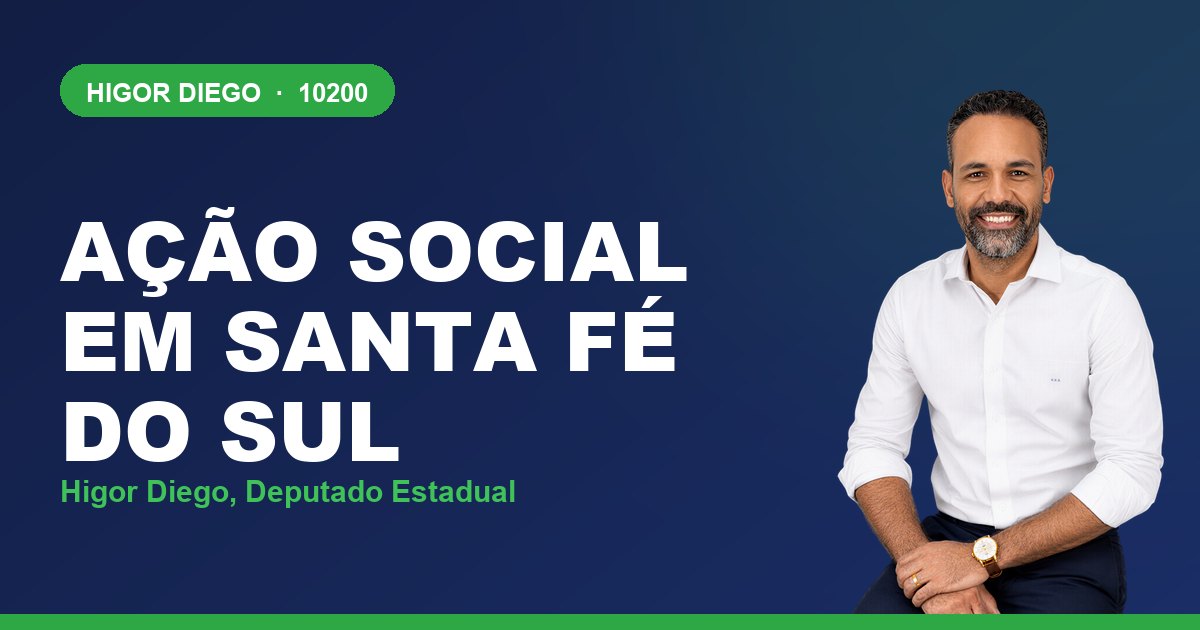 Ação Social em Santa Fé do Sul, com Higor Diego, deputado estadual 10200