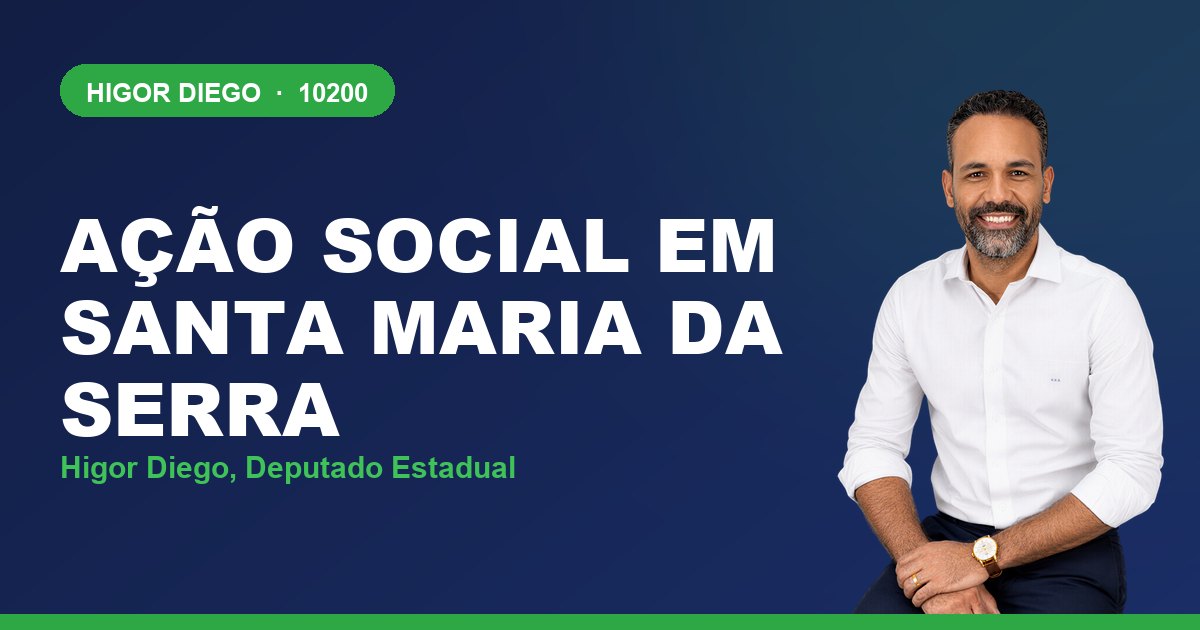 Ação Social em Santa Maria da Serra, com Higor Diego, deputado estadual 10200