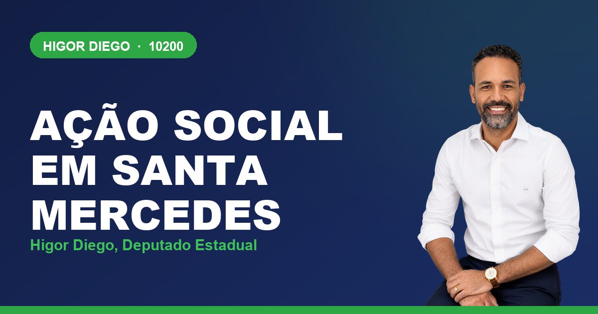 Ação Social em Santa Mercedes, com Higor Diego, deputado estadual 10200