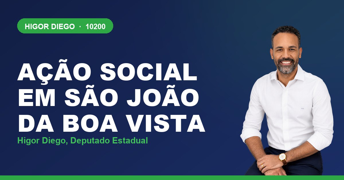Ação Social em São João da Boa Vista, com Higor Diego, deputado estadual 10200