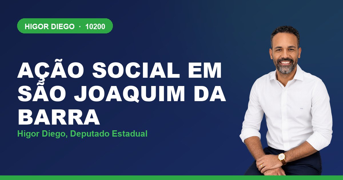 Ação Social em São Joaquim da Barra, com Higor Diego, deputado estadual 10200