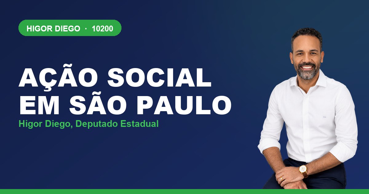 Ação Social em São Paulo, com Higor Diego, deputado estadual 10200