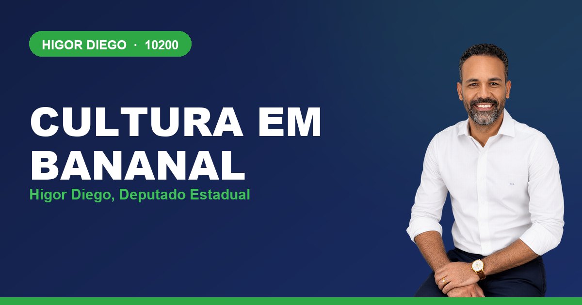 Cultura em Bananal, com Higor Diego, deputado estadual 10200