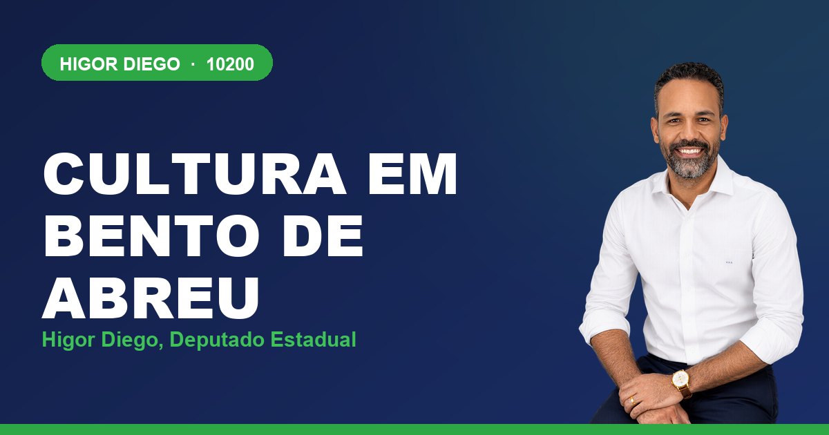 Cultura em Bento de Abreu, com Higor Diego, deputado estadual 10200