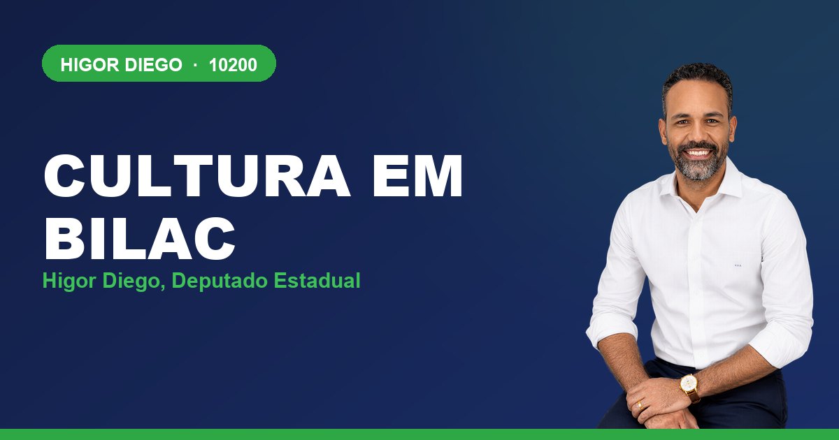 Cultura em Bilac, com Higor Diego, deputado estadual 10200
