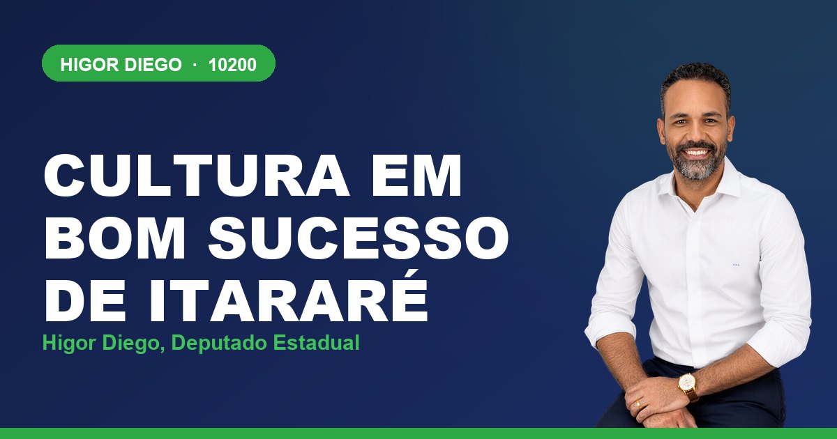 Cultura em Bom Sucesso de Itararé, com Higor Diego, deputado estadual 10200