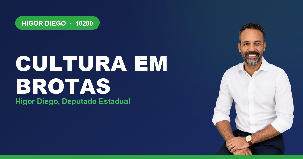 Cultura em Brotas, com Higor Diego, deputado estadual 10200