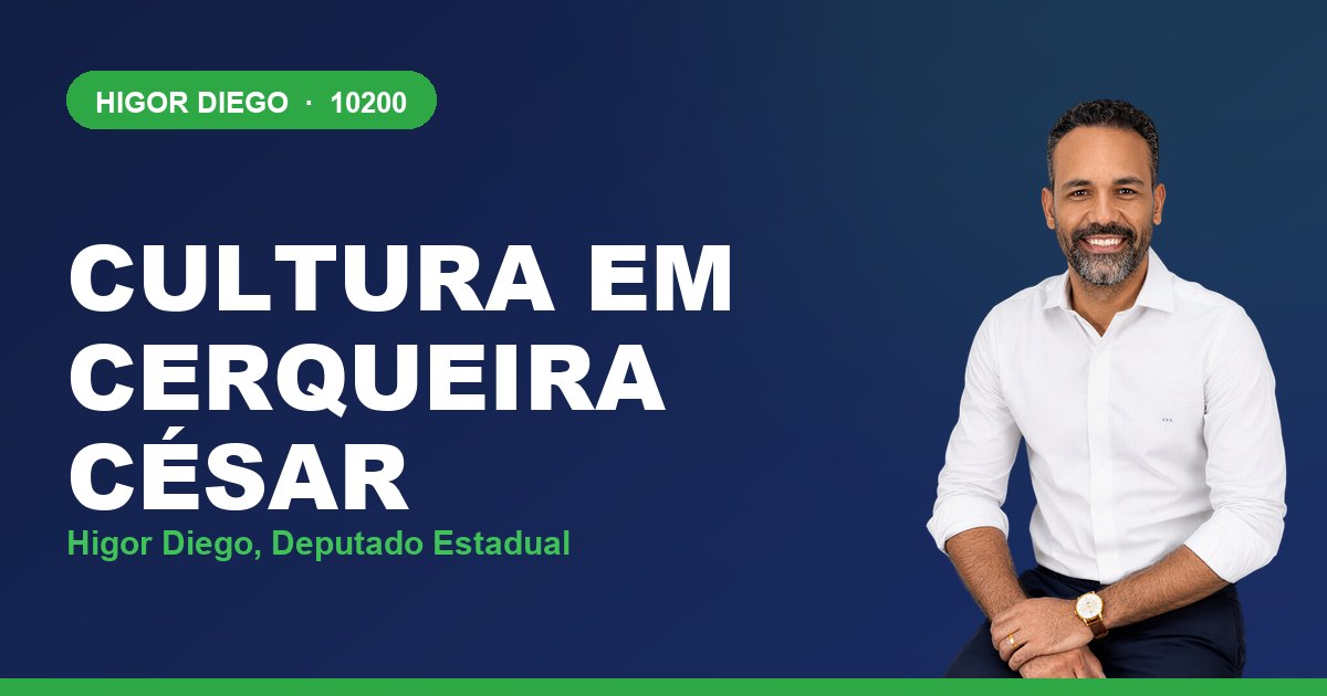 Cultura em Cerqueira César, com Higor Diego, deputado estadual 10200