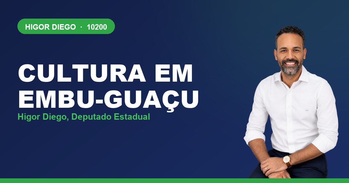 Cultura em Embu-Guaçu, com Higor Diego, deputado estadual 10200