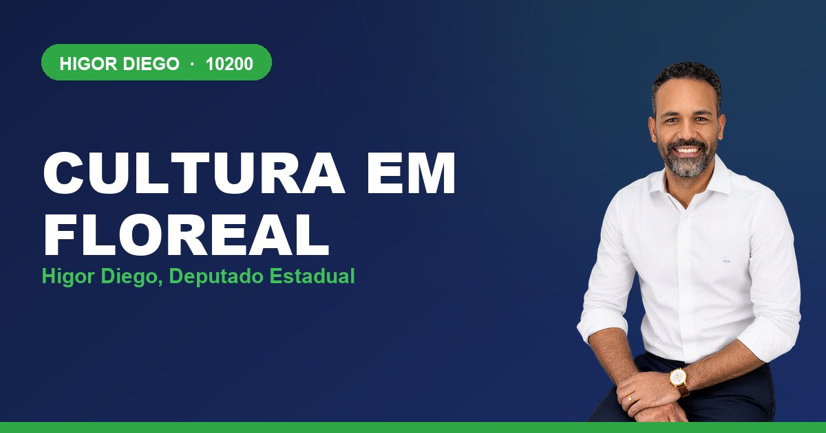 Cultura em Floreal, com Higor Diego, deputado estadual 10200