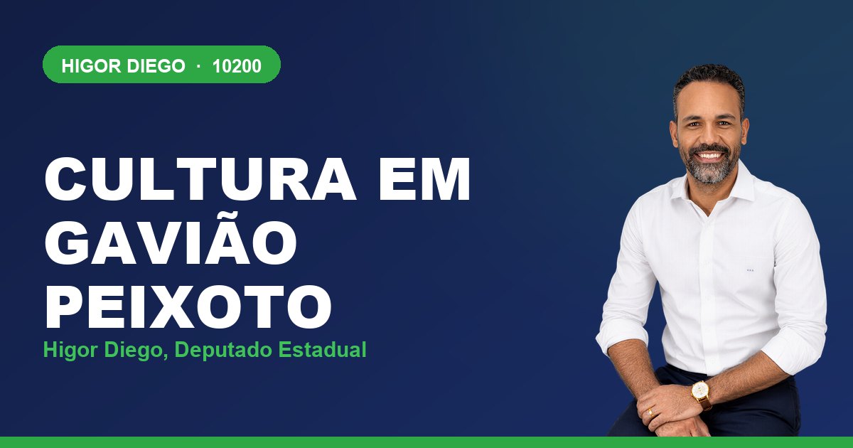 Cultura em Gavião Peixoto, com Higor Diego, deputado estadual 10200