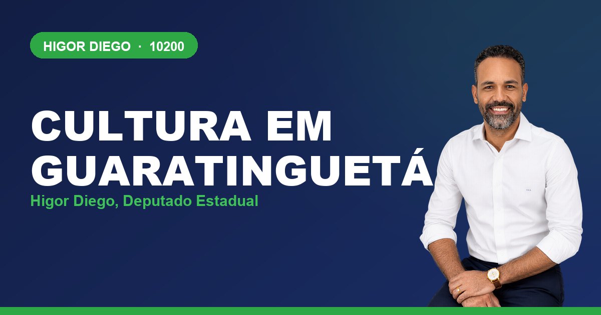 Cultura em Guaratinguetá, com Higor Diego, deputado estadual 10200