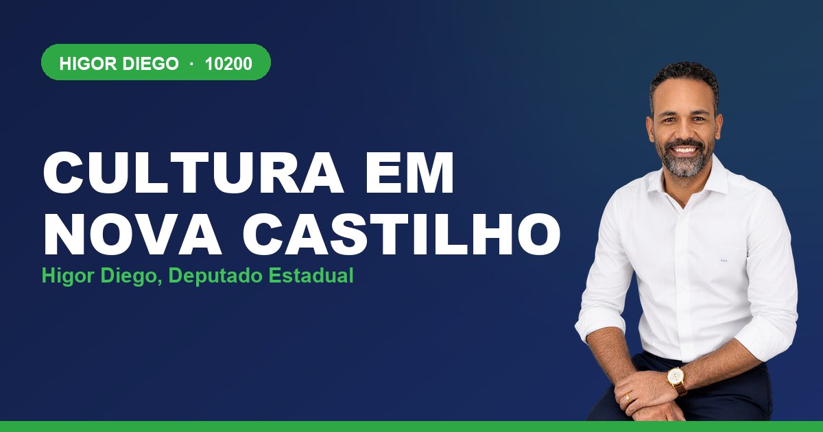 Cultura em Nova Castilho, com Higor Diego, deputado estadual 10200