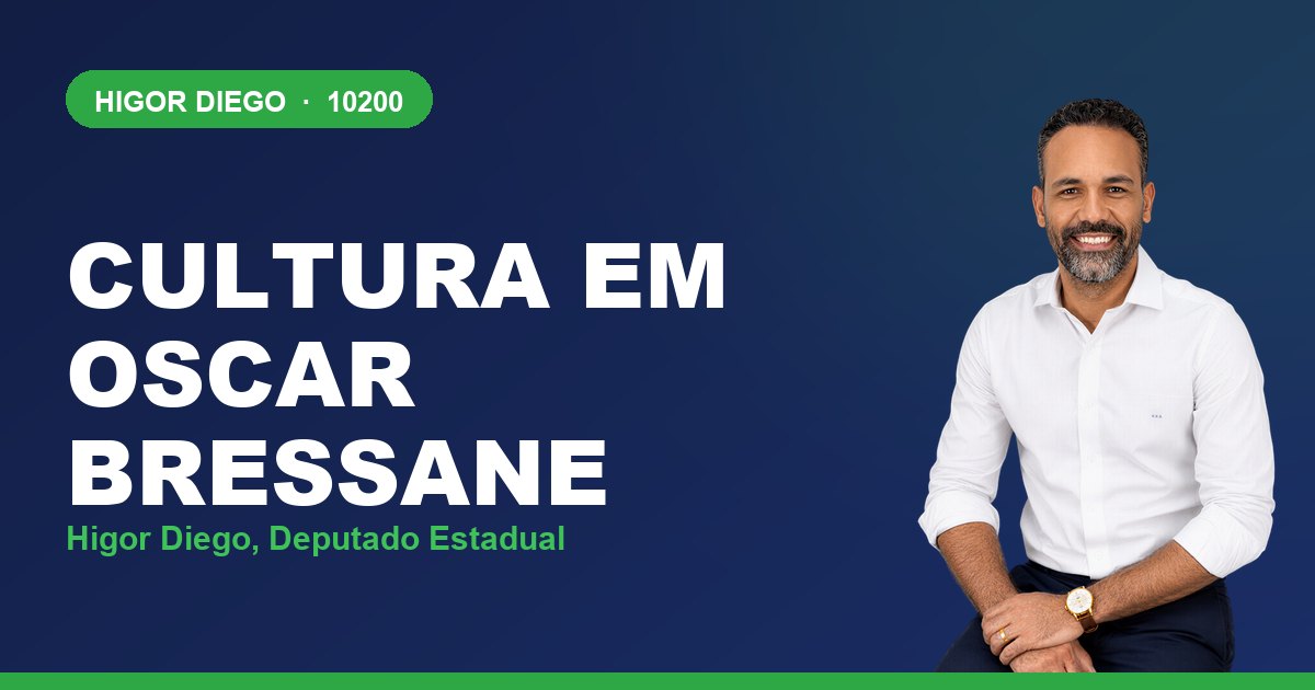 Cultura em Oscar Bressane, com Higor Diego, deputado estadual 10200