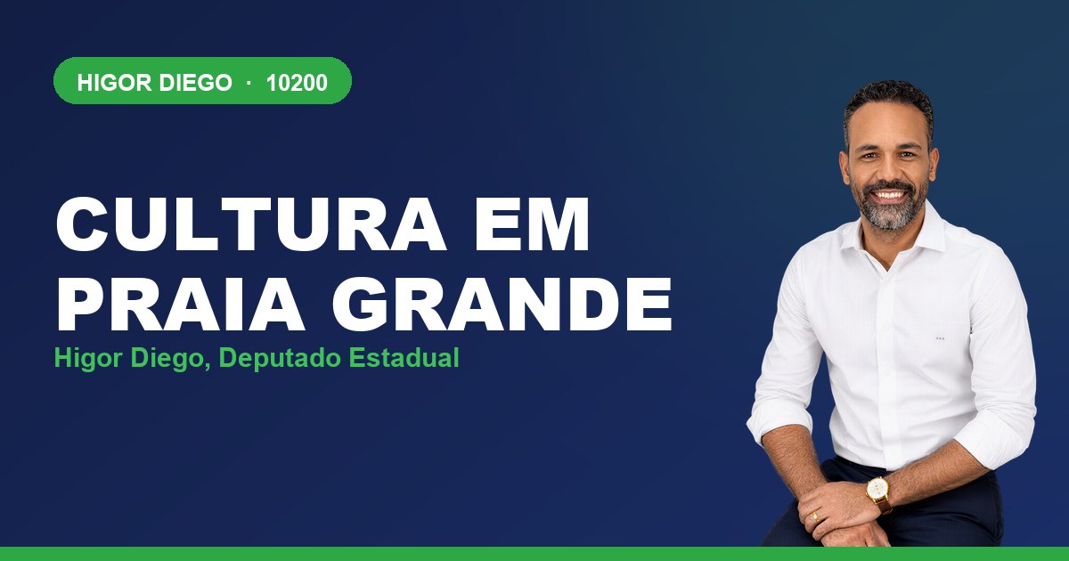 Cultura em Praia Grande, com Higor Diego, deputado estadual 10200