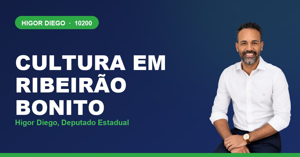Cultura em Ribeirão Bonito, com Higor Diego, deputado estadual 10200