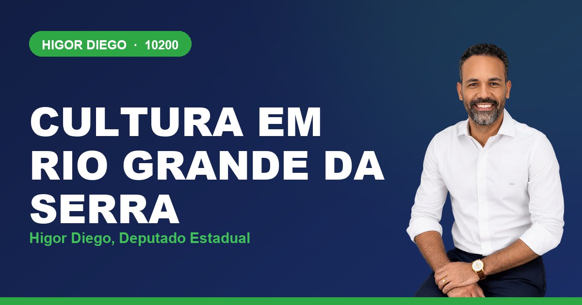 Cultura em Rio Grande da Serra, com Higor Diego, deputado estadual 10200